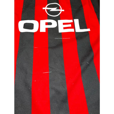 Maillot domicile vintage AC Milan domicile #9 Weah saison 1996-1997 - Lotto - Milan AC