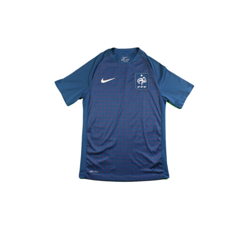 Maillot foot équipe de France entraînement années 2010 - Nike - Equipe de France