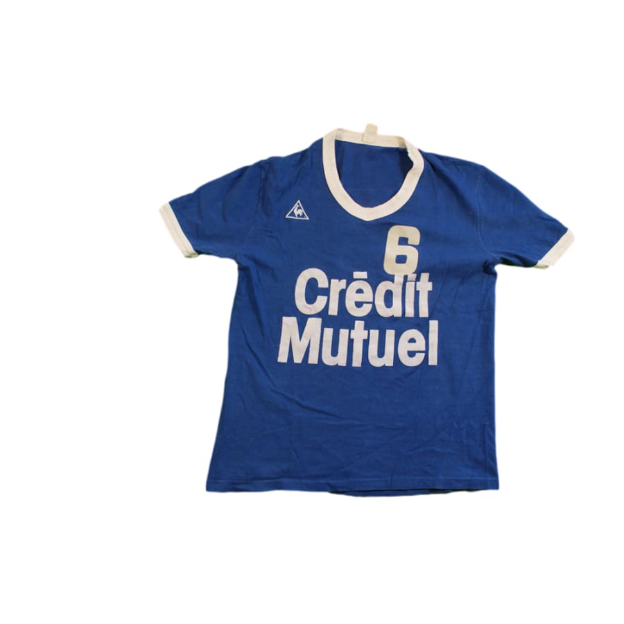 Maillot foot rétro Crédit Mutuel N°6 années 1990 - Le coq sportif - Autres championnats