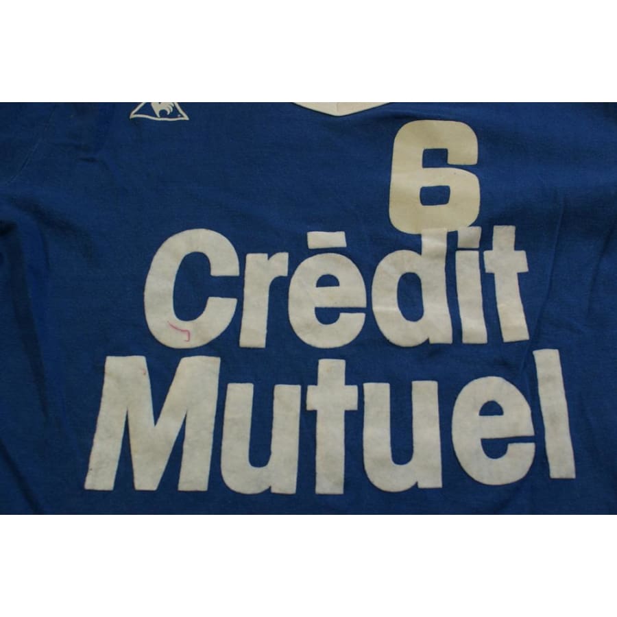 Maillot foot rétro Crédit Mutuel N°6 années 1990 - Le coq sportif - Autres championnats
