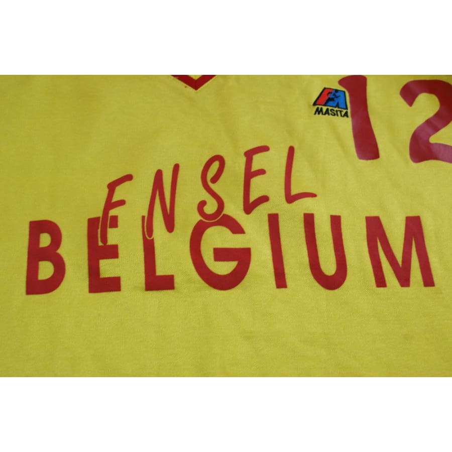 Maillot foot rétro Ensel Belgium N°12 années 2000 - Autre marque - Autres championnats