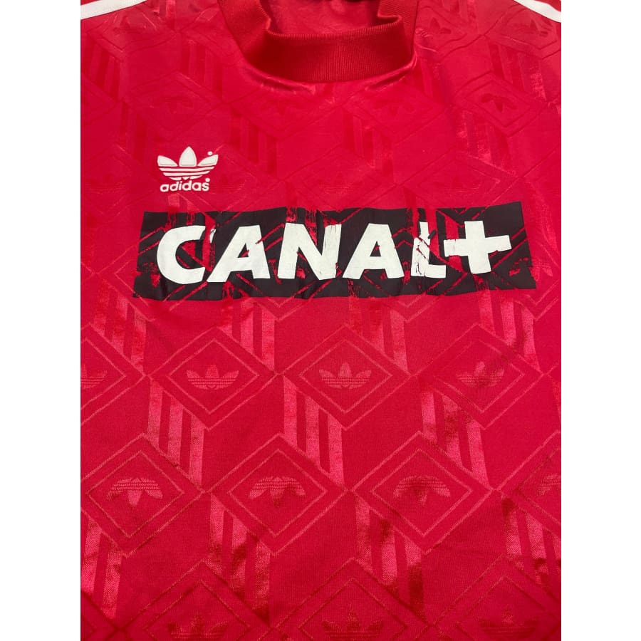 Maillot football vintage #8 ’Canal + ’ - Adidas - Coupe de France