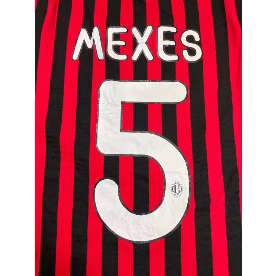 Maillot football vintage AC Milan domicile #5 Mexes saison 2011-2012 - Adidas - Milan AC