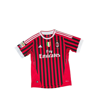 Maillot football vintage AC Milan domicile #5 Mexes saison 2011-2012 - Adidas - Milan AC