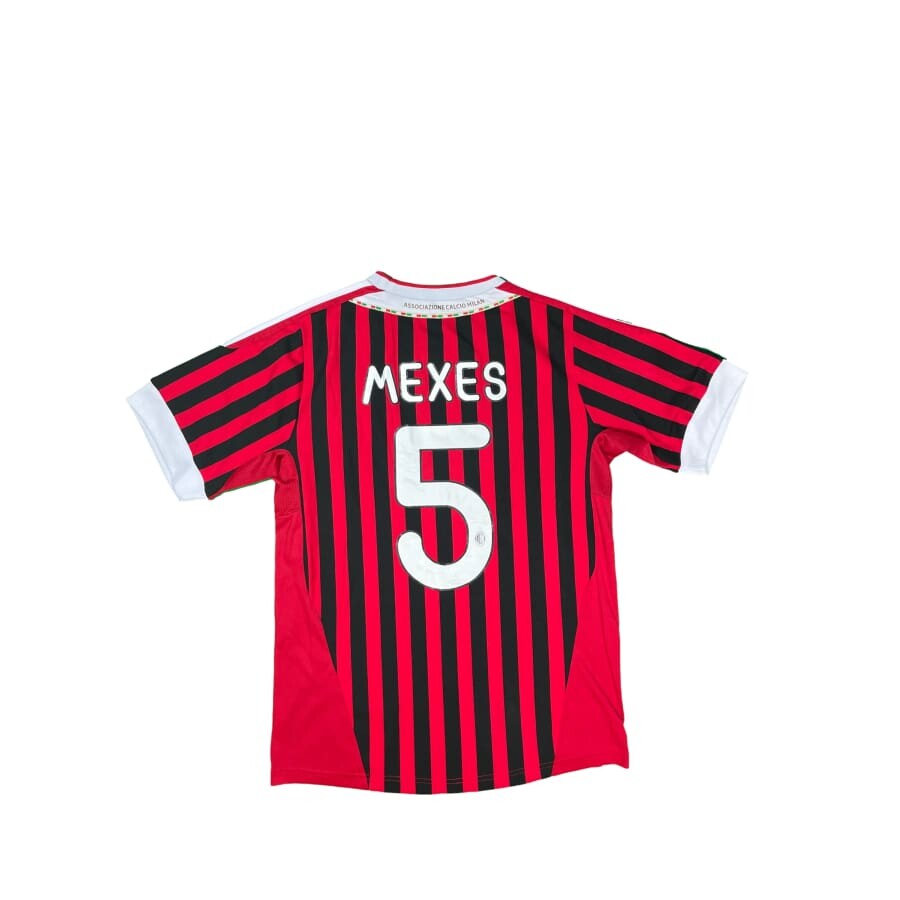 Maillot football vintage AC Milan domicile #5 Mexes saison 2011-2012 - Adidas - Milan AC