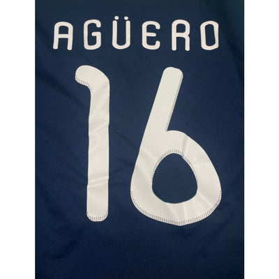 Maillot football vintage Argentine #16 Aguero extérieur saison - Adidas - Argentine