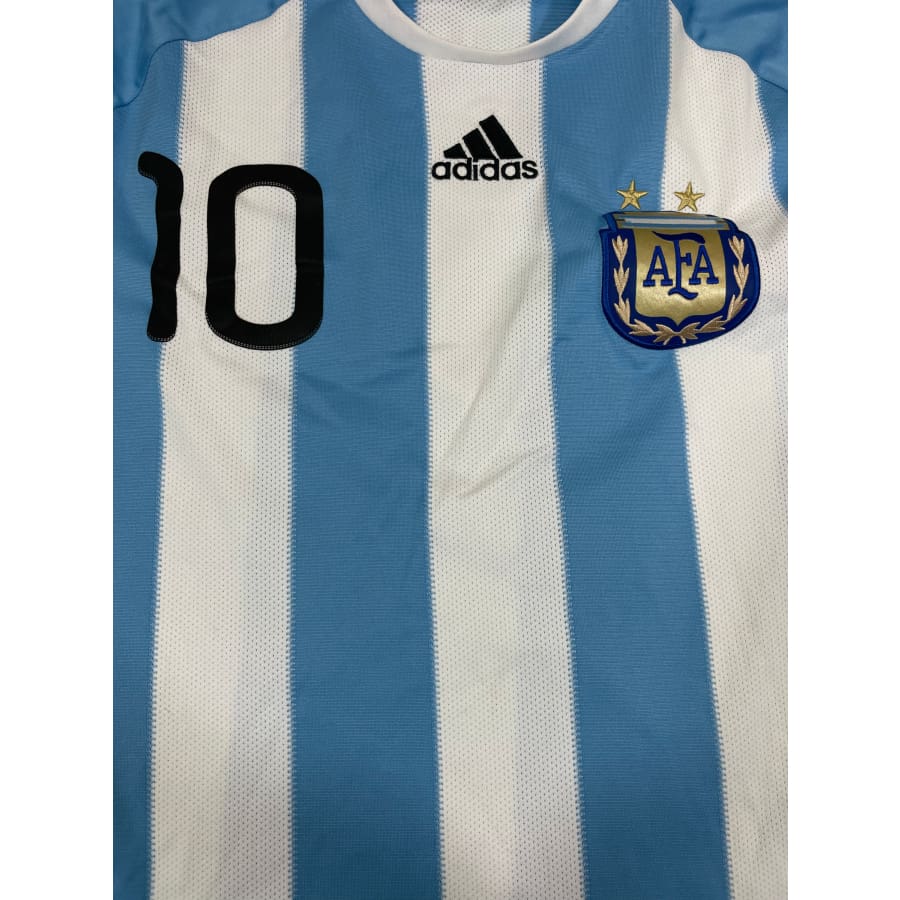 Maillot football vintage Argentine domicile #10 Messi saison 2011-2012 - Adidas - Argentine