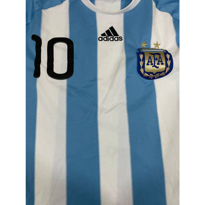 Maillot football vintage Argentine domicile #10 Messi saison 2011-2012 - Adidas - Argentine