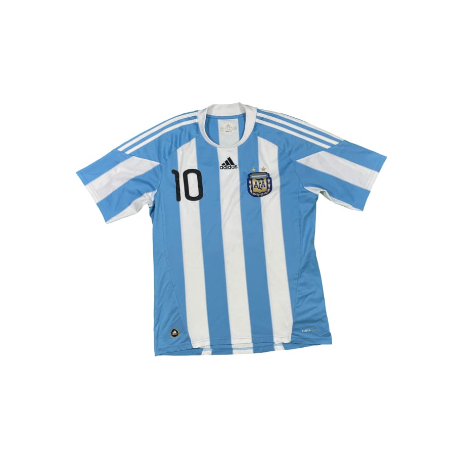 Maillot football vintage Argentine domicile #10 Messi saison 2011-2012 - Adidas - Argentine