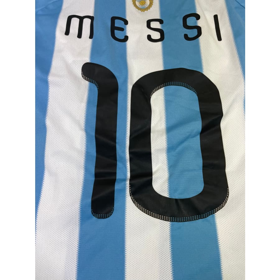Maillot football vintage Argentine domicile #10 Messi saison 2011-2012 - Adidas - Argentine