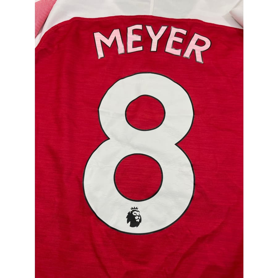 Maillot football vintage Arsenal domicile #8 Meyer saison 2018-2019 - Puma - Arsenal