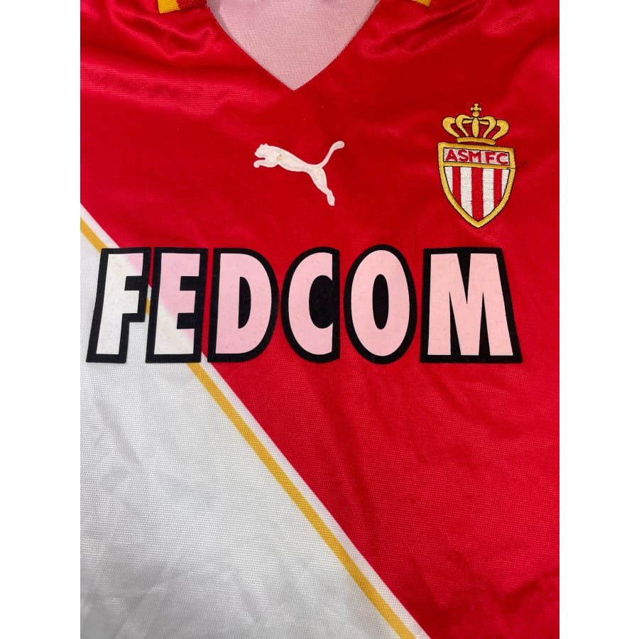 Maillot football vintage AS Monaco domicile saison 2003-2004 - Puma - AS Monaco