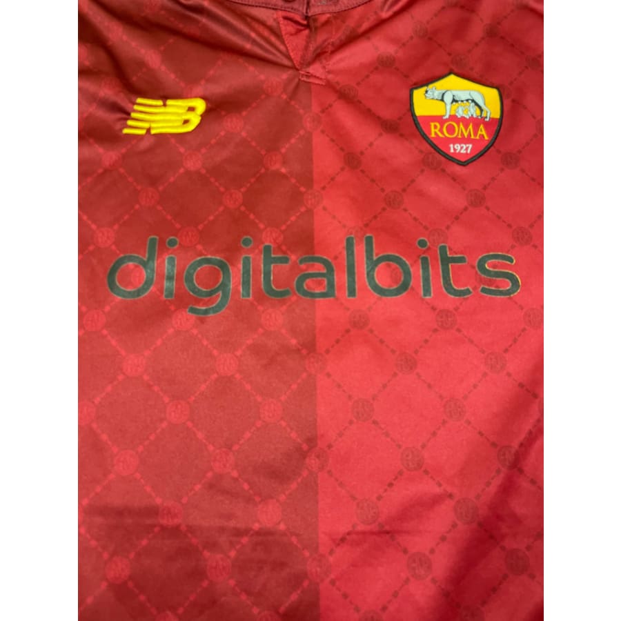 Maillot football vintage AS Rome domicile #21 Dybala saison - New Balance - AS Rome
