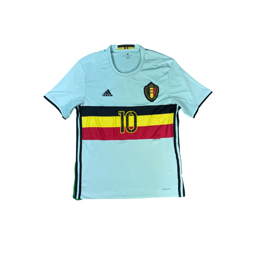 Maillot football vintage Belgique #10 E.Hazard extérieur saison 2016-2017 - Adidas - Belgique