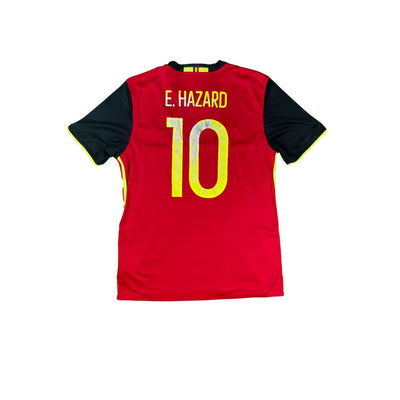 Maillot football vintage Belgique #10 E.Hazard saison 2016-2017 - Adidas - Belgique