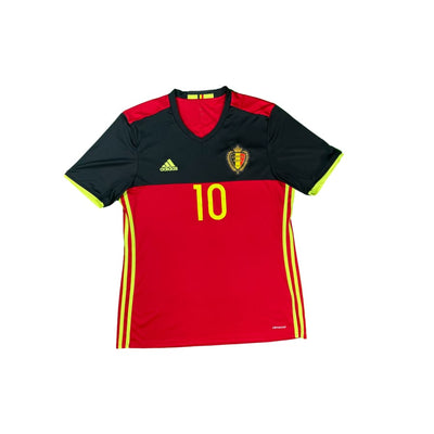 Maillot football vintage Belgique #10 E.Hazard saison 2016-2017 - Adidas - Belgique