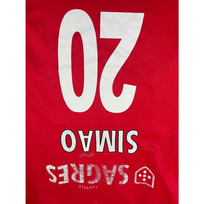 Maillot football vintage Benfica Lisbonne #20 Simao domicile saison 2009-2010 - Adidas - Benfica Lisbonne