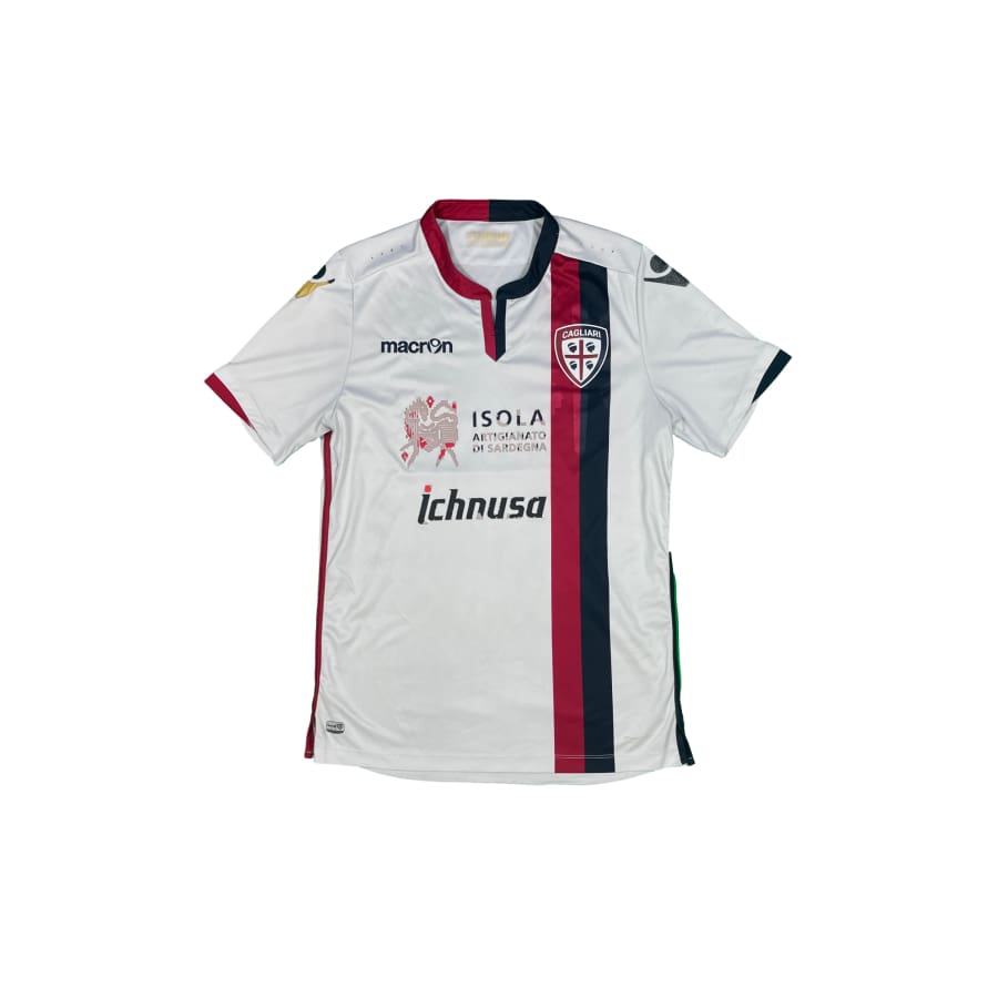 Maillot football vintage Cagliari extérieur #10 Joao Pedro saison 2016-2017 - Macron - Cagliari