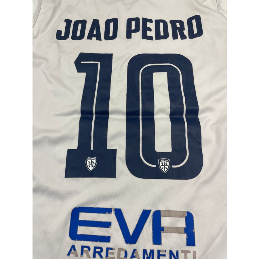 Maillot football vintage Cagliari extérieur #10 Joao Pedro saison 2016-2017 - Macron - Cagliari