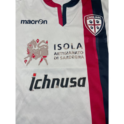 Maillot football vintage Cagliari extérieur #10 Joao Pedro saison 2016-2017 - Macron - Cagliari