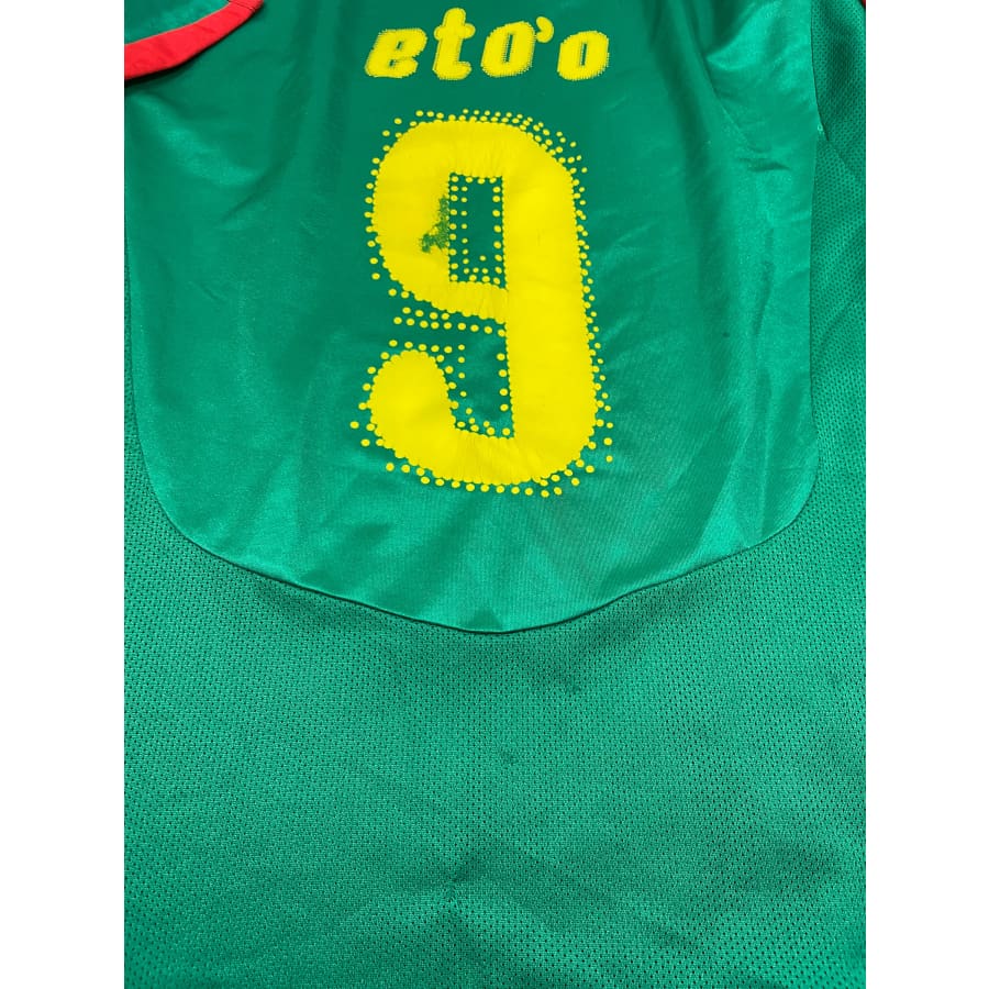 Maillot football vintage Cameroun domicile #9 Eto’o saison 2008-2009 - Puma - Cameroun