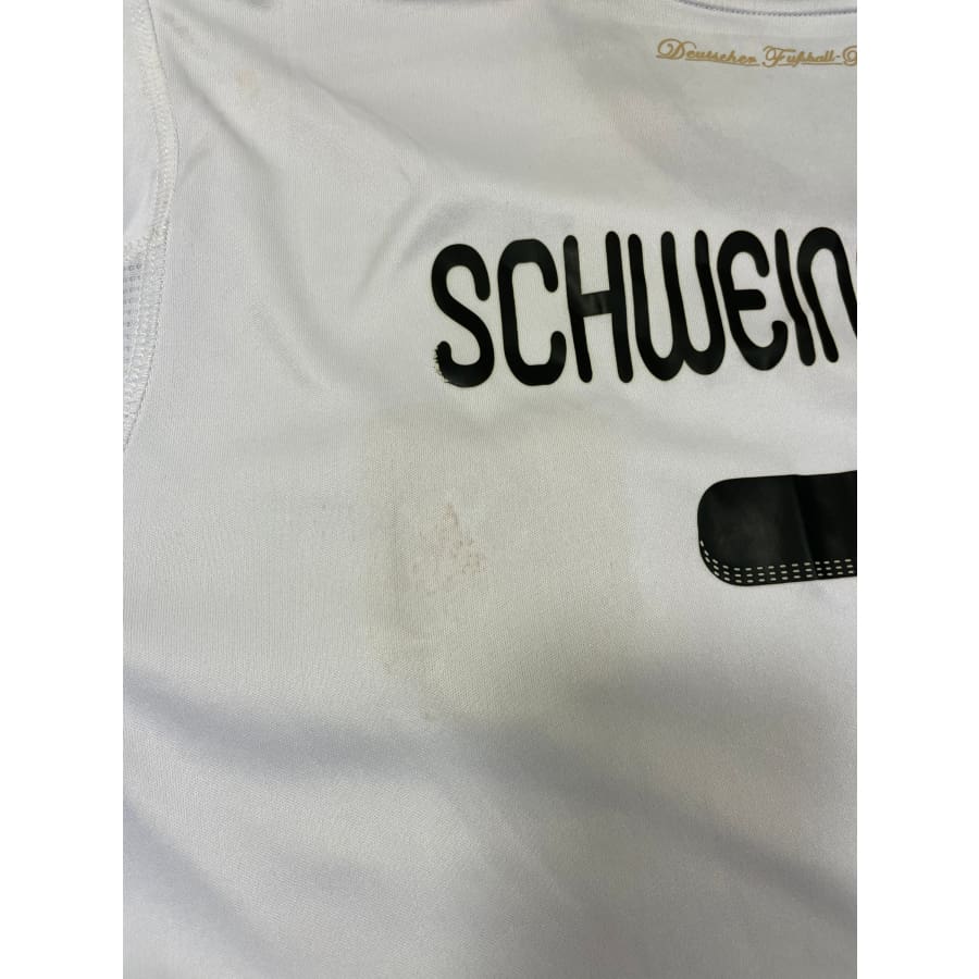 Maillot football vintage domicile Allemagne #7 Schweinstenger saison 2010-2011 - Adidas - Allemagne