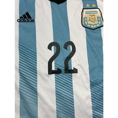 Maillot football vintage domicile Argentine #22 Lavezzi saison 2013-2014 - Adidas - Argentine