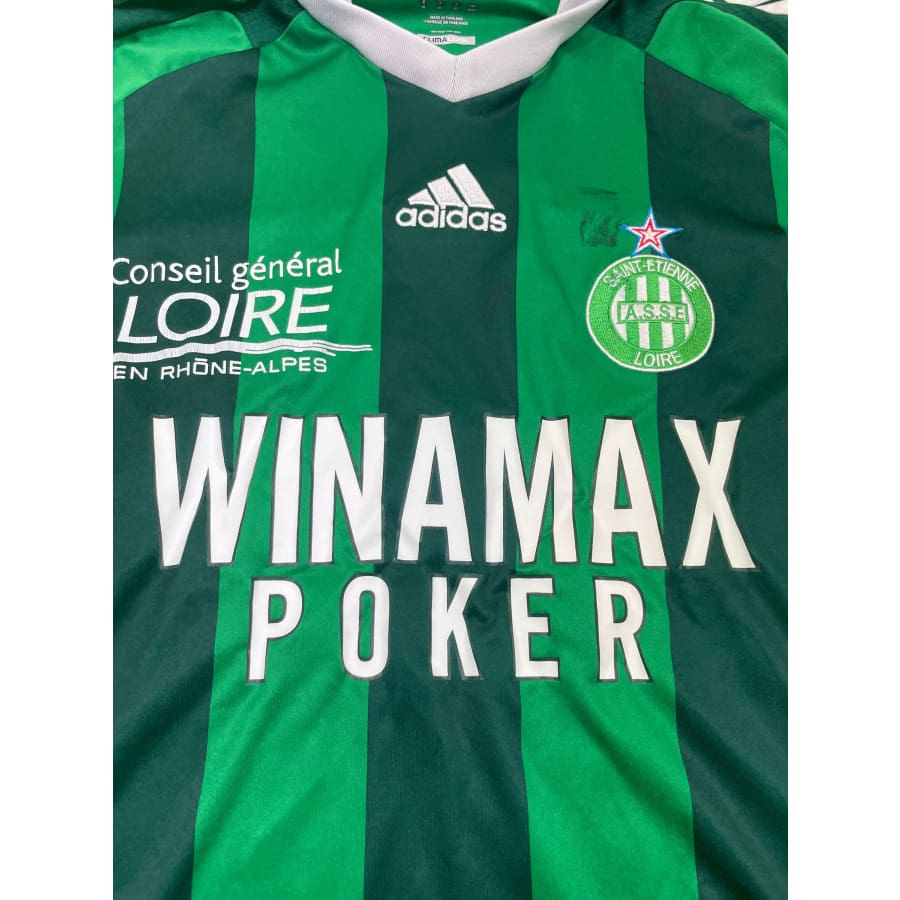 Maillot football vintage domicile AS Saint Etienne saison - Adidas - AS Saint-Etienne