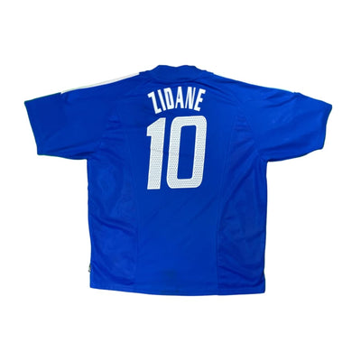 Maillot football vintage domicile Equipe de France #10 Zidane saison 2002-2003 - Adidas - Equipe de France