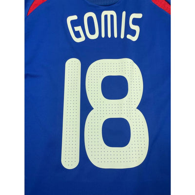 Maillot football vintage domicile Equipe de France #18 Gomis saison 2008-2009 - Adidas - Equipe de France