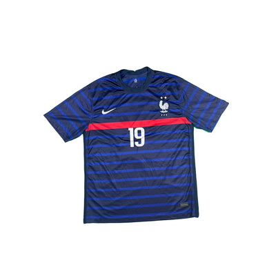 Maillot football vintage domicile Equipe de France #19 Benzema saison 2020-2021 - Nike - Equipe de France