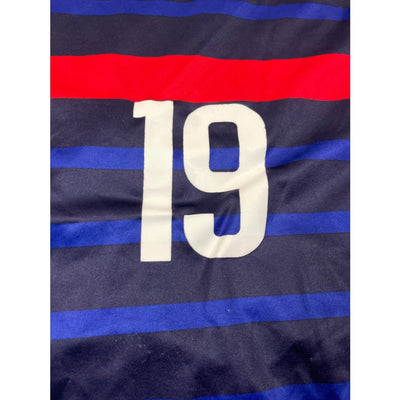 Maillot football vintage domicile Equipe de France #19 Benzema saison 2020-2021 - Nike - Equipe de France