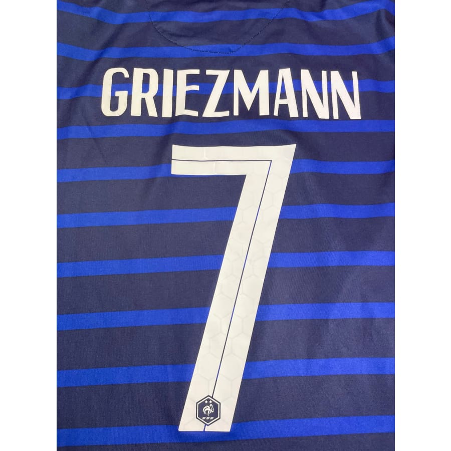 Maillot football vintage domicile Equipe de France #7 Griezmann 2020-2021 - Nike