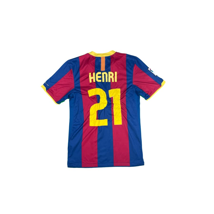 Maillot football vintage domicile FC Barcelone #21 Henri saison 2010-2011 - Nike - Barcelone