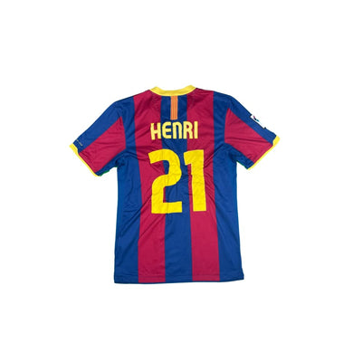 Maillot football vintage domicile FC Barcelone #21 Henri saison 2010-2011 - Nike - Barcelone