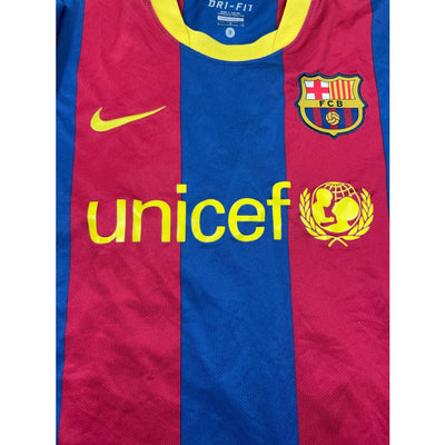 Maillot football vintage domicile FC Barcelone #21 Henri saison 2010-2011 - Nike - Barcelone