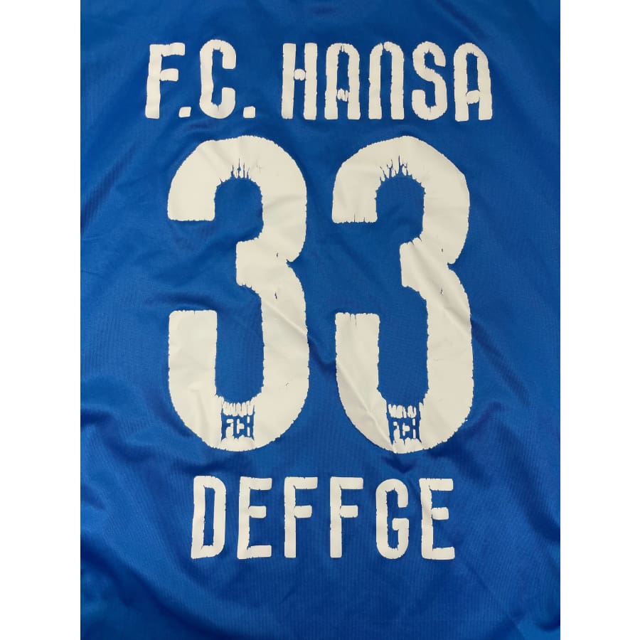 Maillot football vintage domicile FC Hansa #33 DEFFGE - Nike - FC Hansa