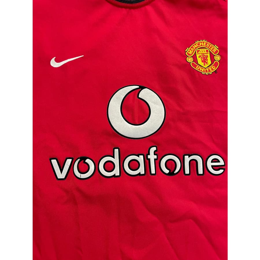 Maillot football vintage domicile Manchester United #7 Beckham saison 2002-2003 - Nike - Manchester United