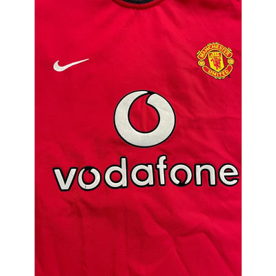 Maillot football vintage domicile Manchester United #7 Beckham saison 2002-2003 - Nike - Manchester United