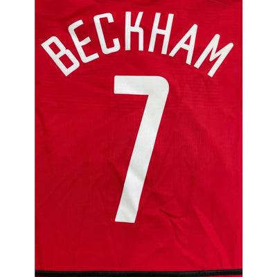 Maillot football vintage domicile Manchester United #7 Beckham saison 2002-2003 - Nike - Manchester United