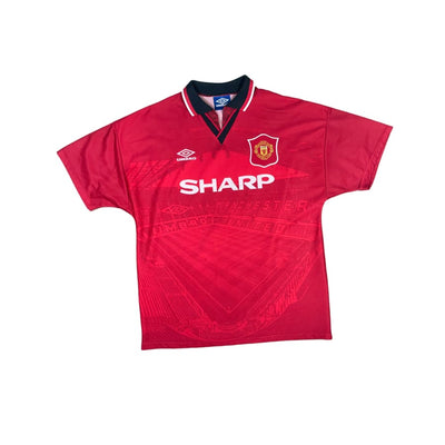 Maillot football vintage domicile Manchester United #7 Cantona saison 1994-1995 - Umbro - Manchester United