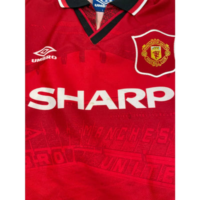 Maillot football vintage domicile Manchester United #7 Cantona saison 1994-1995 - Umbro - Manchester United