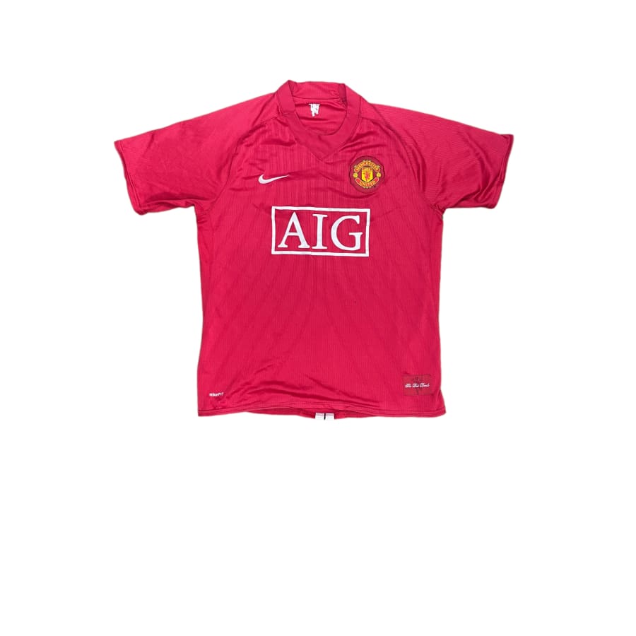 Maillot football vintage domicile Manchester United #7 Ronaldo saison 2007-2008 - Nike - Manchester United
