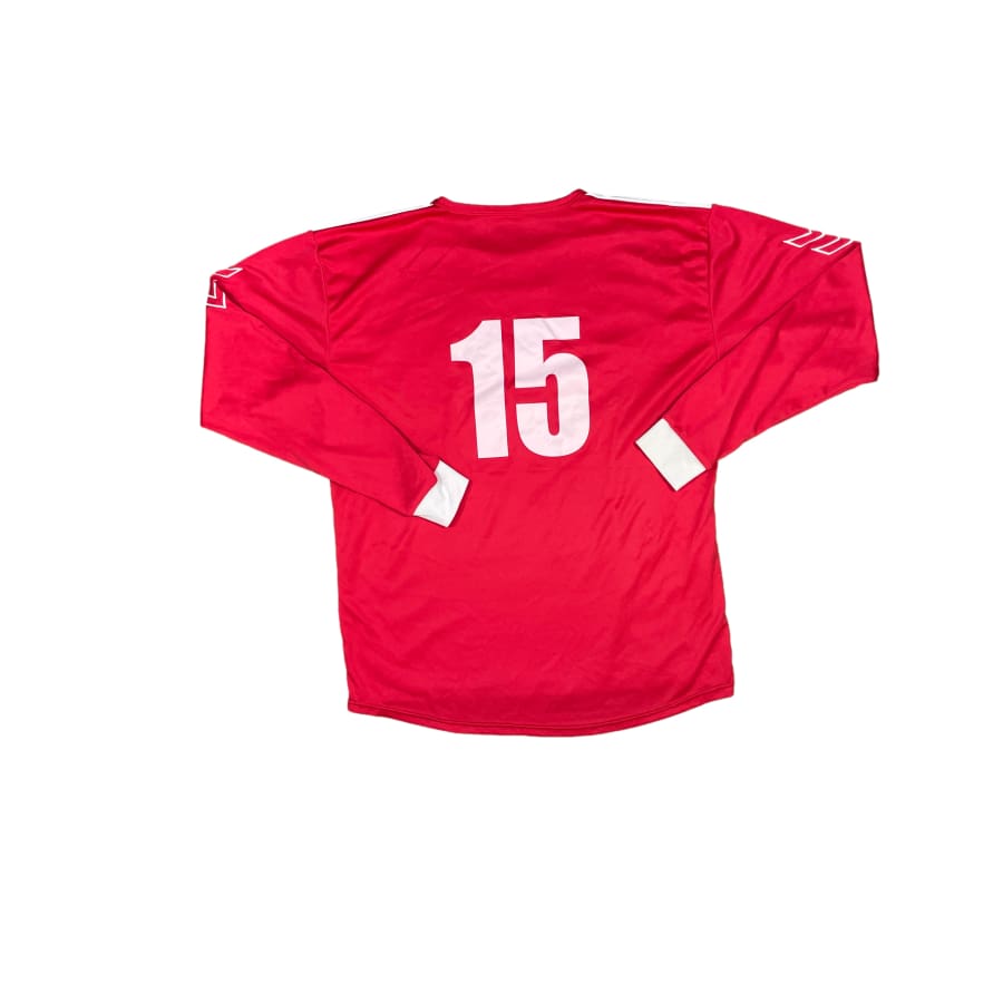 Maillot football vintage entraînement RC Strasbourg Alsace #15 saison 2003-2004 - Hummel - RC Strasbourg Alsace
