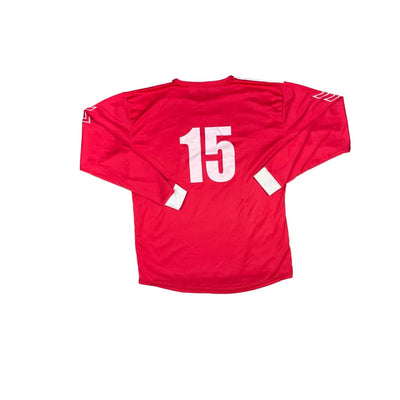 Maillot football vintage entraînement RC Strasbourg Alsace #15 saison 2003-2004 - Hummel - RC Strasbourg Alsace