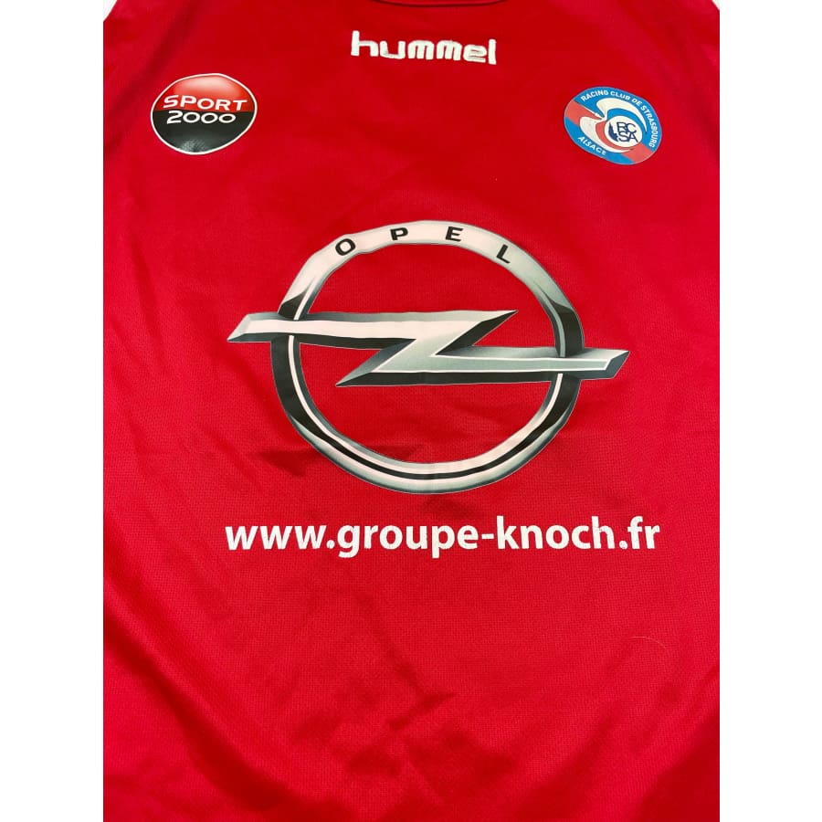 Maillot football vintage entraînement RC Strasbourg Alsace #15 saison 2003-2004 - Hummel - RC Strasbourg Alsace