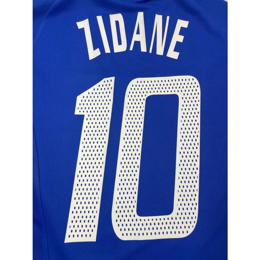 Maillot football vintage Equipe de France #10 Zidane domicile saison - Adidas - Equipe de France