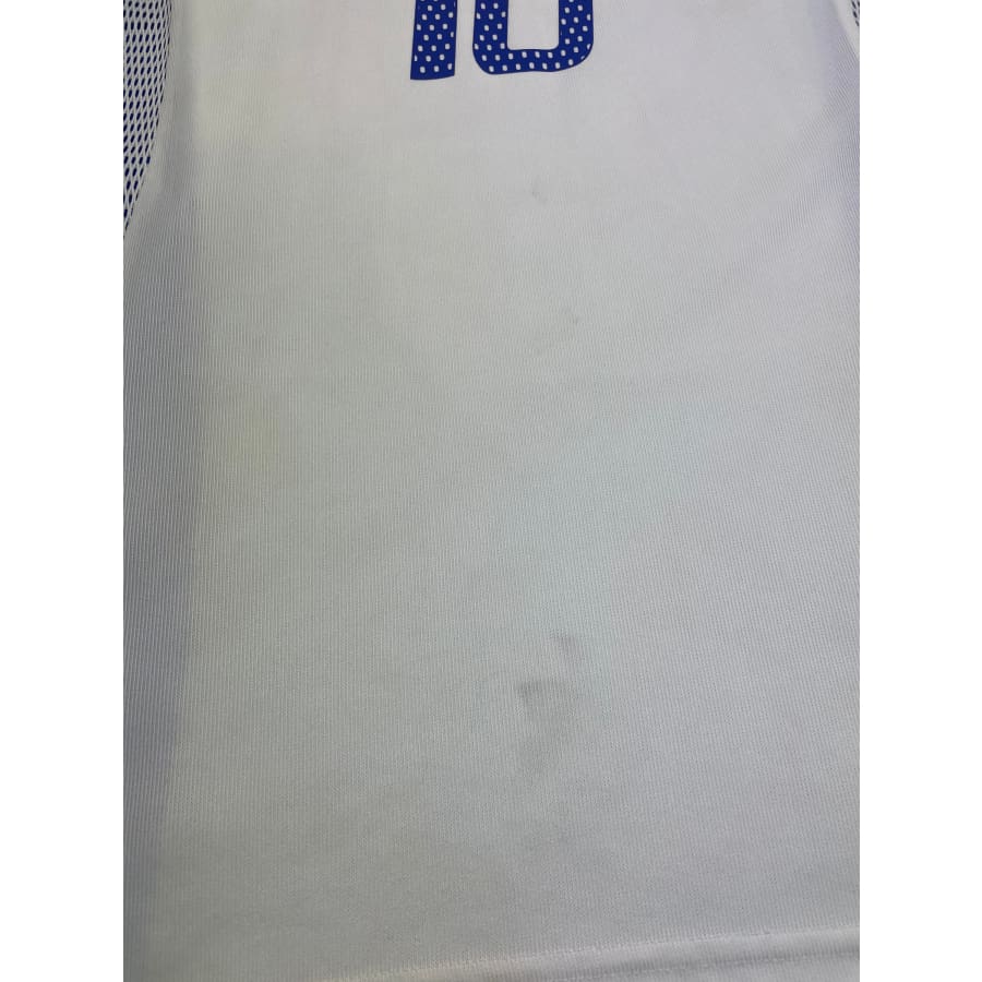 Maillot football vintage Equipe de France #10 Zidane extérieur saison - Adidas - Equipe de France