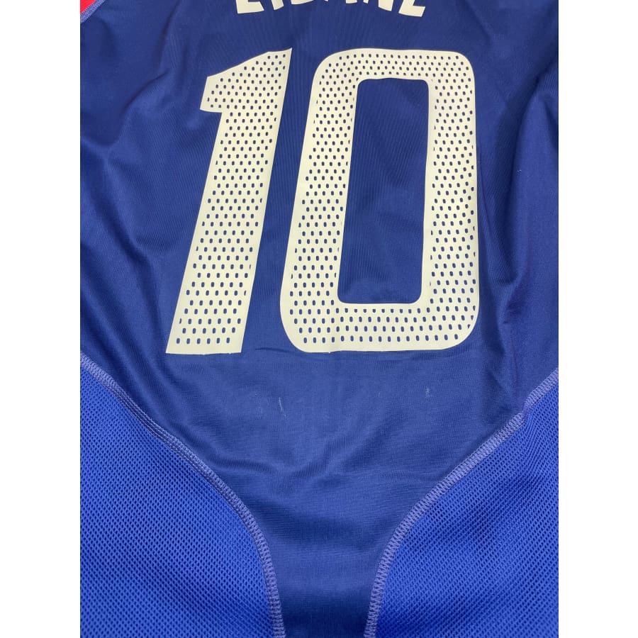 Maillot football vintage Equipe de France #10 Zidane saison - Adidas - Equipe de France