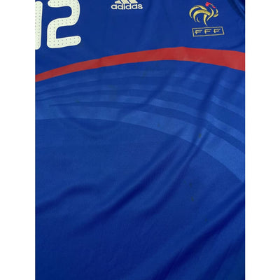 Maillot football vintage Equipe de France #12 Henry domicile saison 2008-2009 - Adidas - Equipe de France